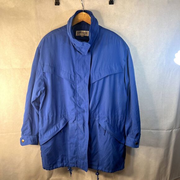 M Forecaster Blue Vintage Windbreaker Full Zip Womens Size Small - Picture 14 of 15